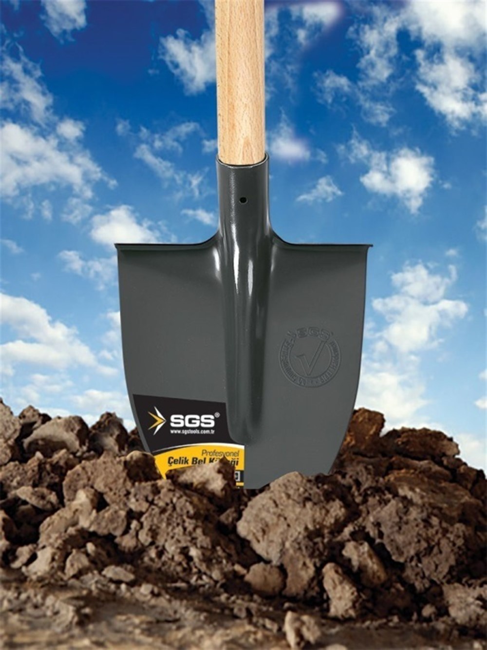 Sgs 3101 Profesyonel Çelik Bel Kürek