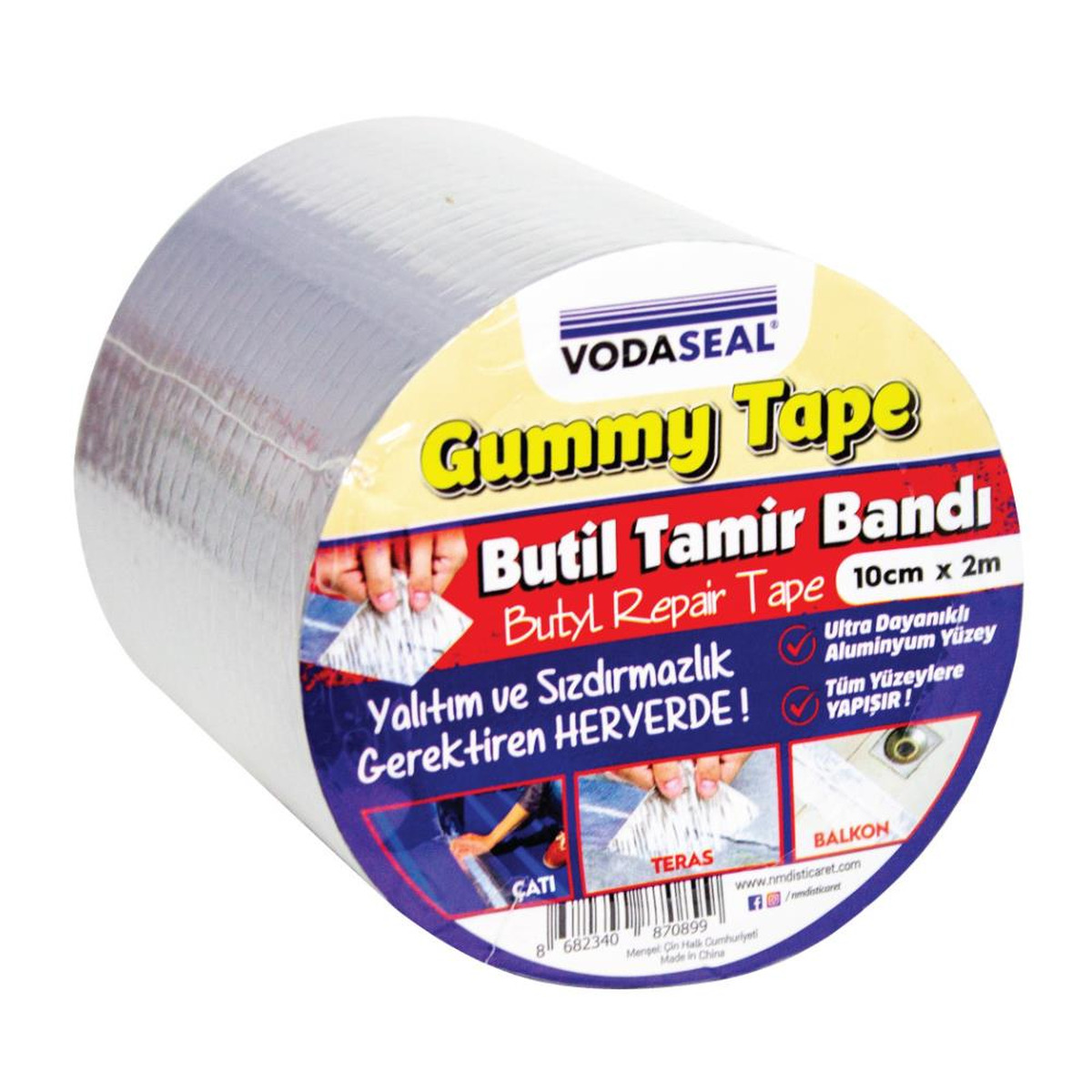 Vodaseal Gummy Tape 100mm X 2 Mt