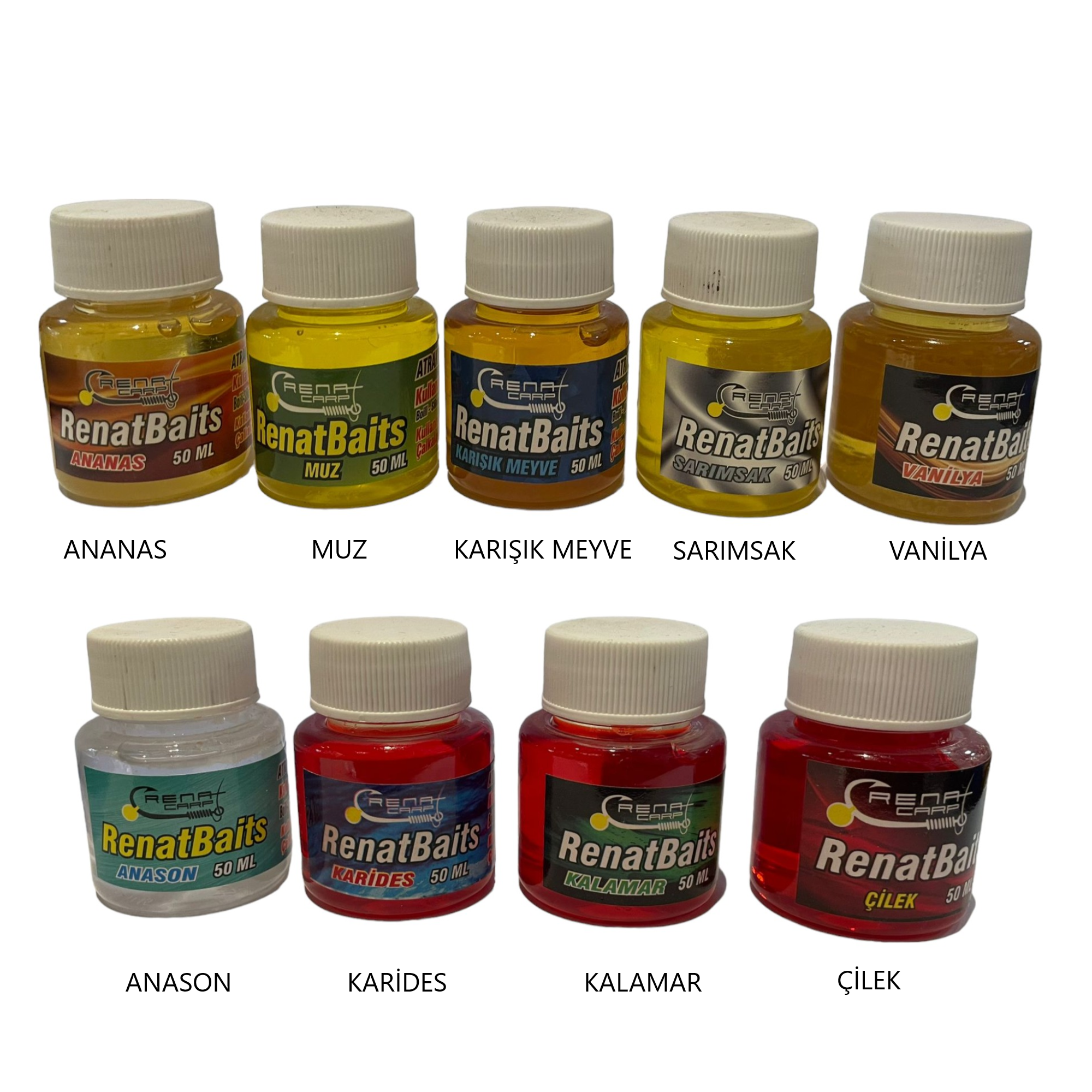 RENAT BAİTS ATRAKTÖR YEM KATKISI 50 ML RENAT BAİTS ATRAKTÖR YEM KATKISI 50 ML RENAT BAİTS ATRAKTÖR YEM KATKISI 50 ML
Alabalık Yemi