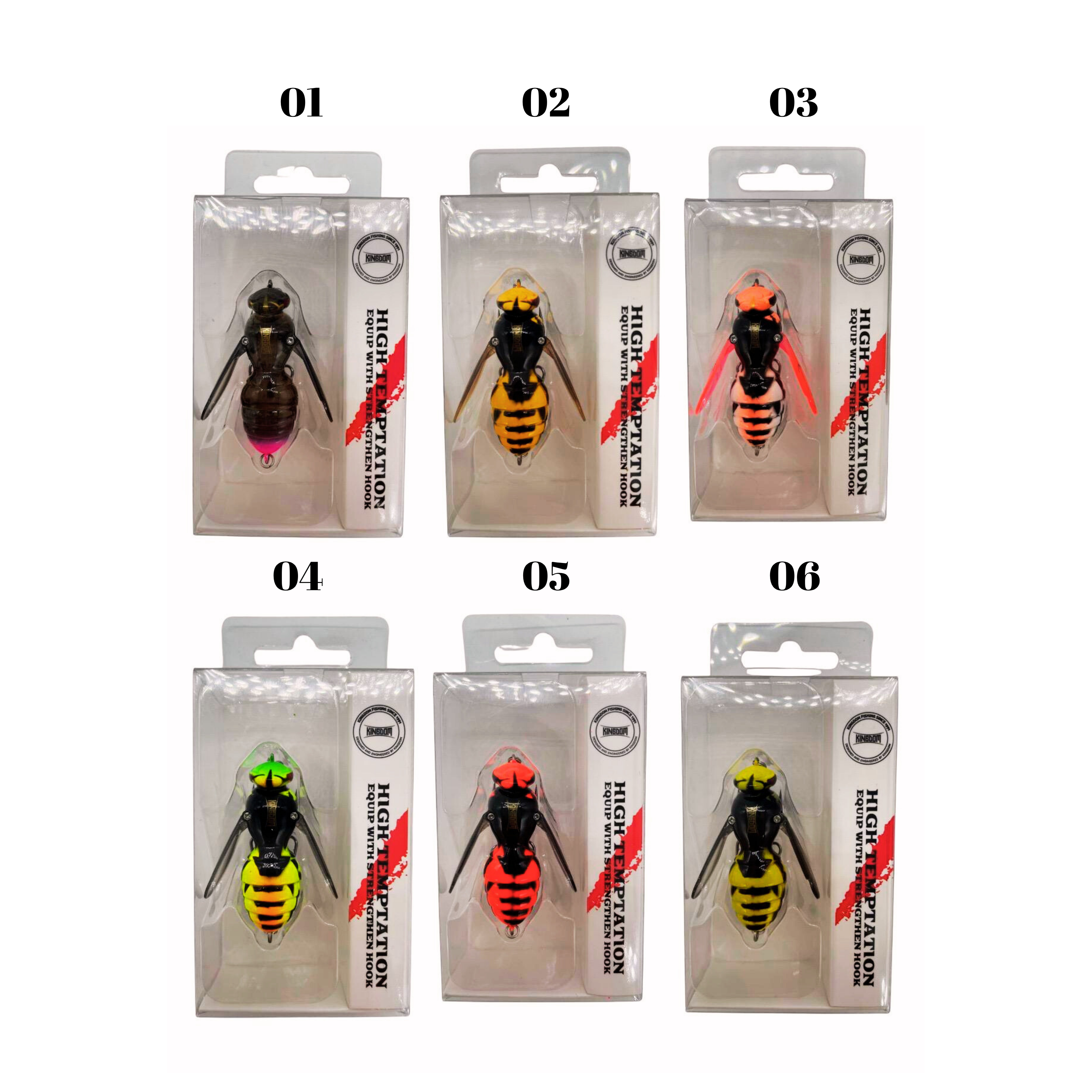 Arı Görünümlü 4,5 cm Yapay Yem - Levrek, Kefal, Alabalık Avı HİTPRO KİNGDOM ARI 4,5CM YAPAY YEM HİTPRO KİNGDOM ARI 4,5CM YAPAY YEM
Maket Olta Yemi