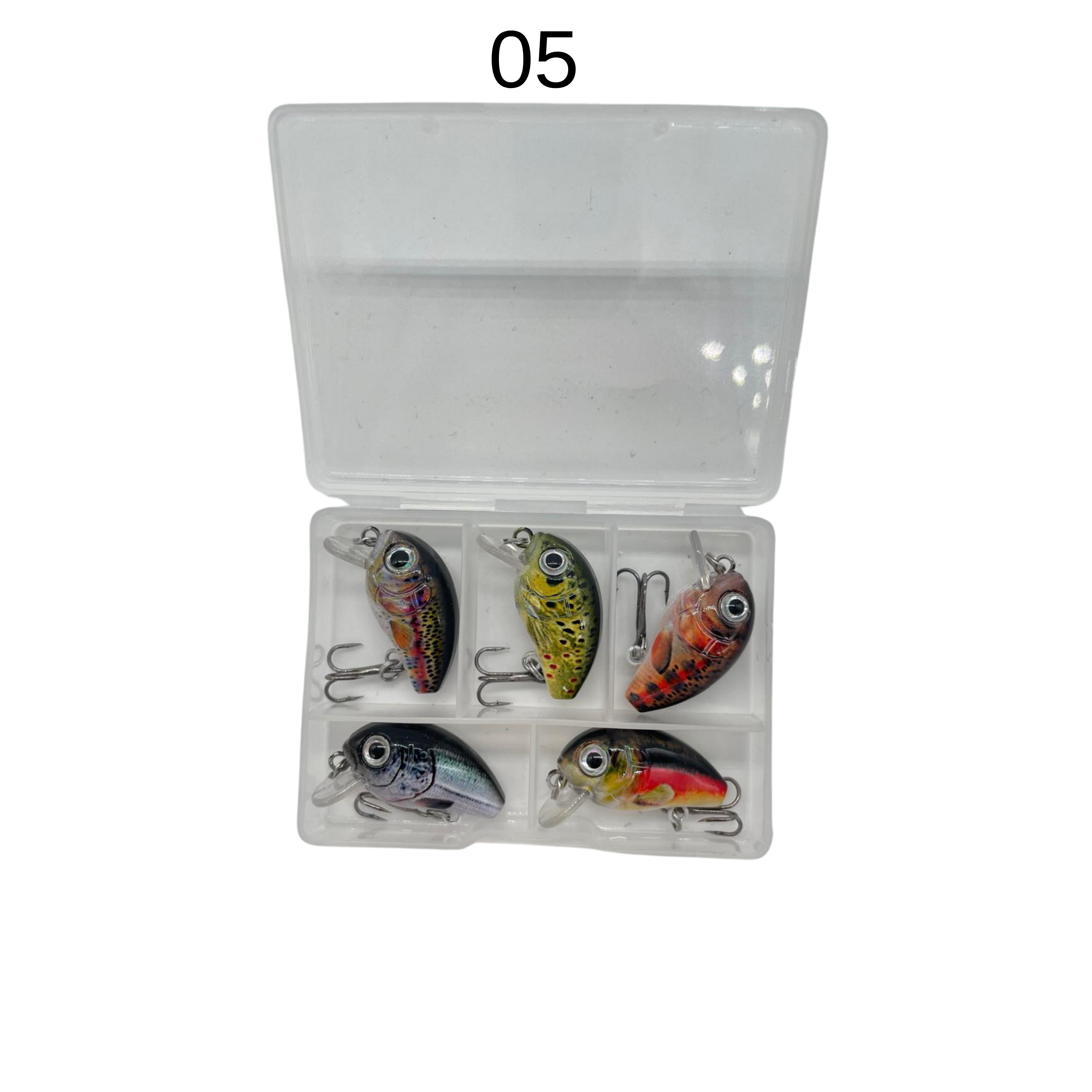 Hitpro 5'li Mini Crankbait Balık Yemi Seti  Hitpro 5'li Mini Crankbait Balık Yemi Seti – Renkli ve Gerçekçi Tasarımlar Hitpro 5'li Mini Crankbait Balık Yemi Seti – Renkli ve Gerçekçi Tasarımlar
Maket Olta Yemi