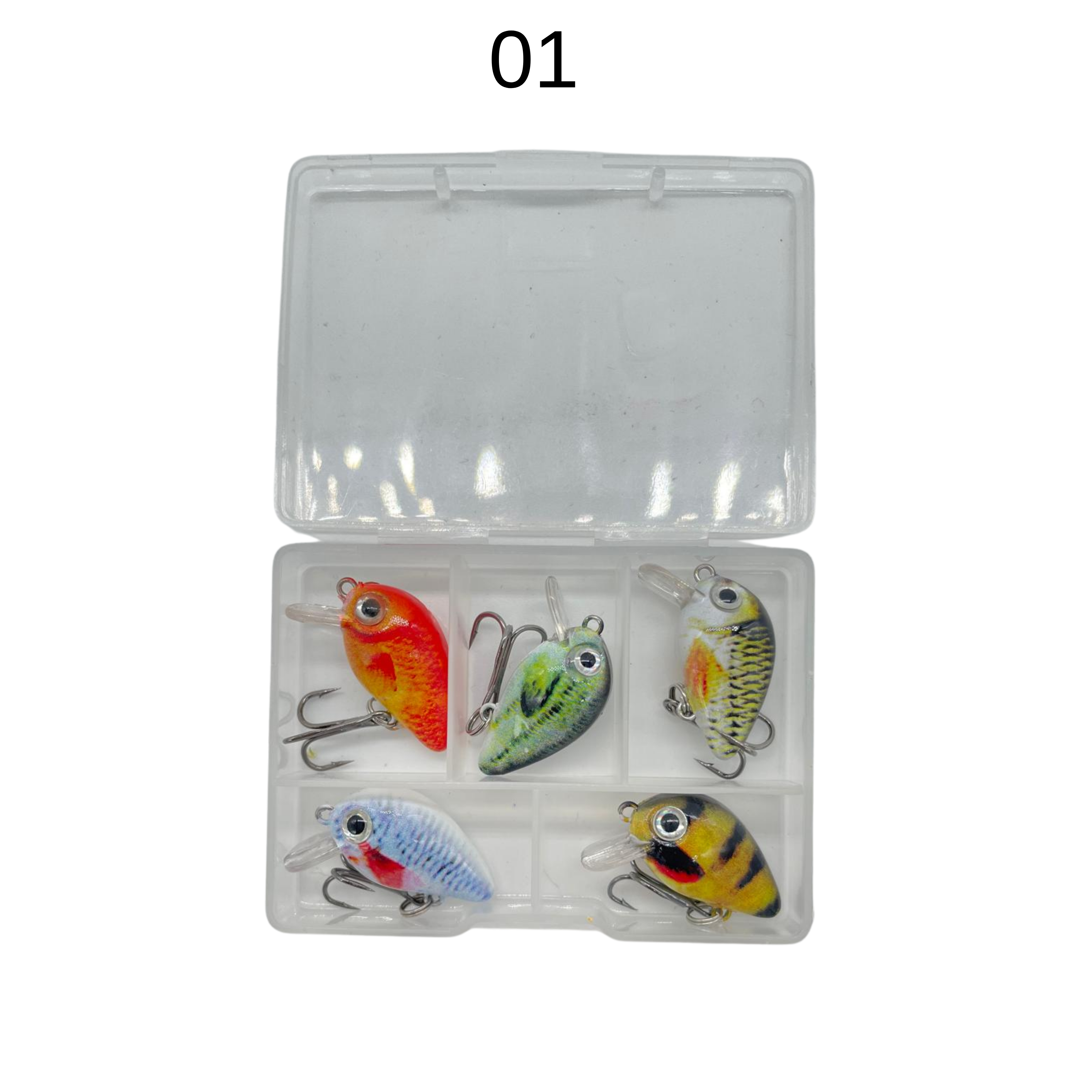 Hitpro 5'li Mini Crankbait Balık Yemi Seti  Hitpro 5'li Mini Crankbait Balık Yemi Seti – Renkli ve Gerçekçi Tasarımlar Hitpro 5'li Mini Crankbait Balık Yemi Seti – Renkli ve Gerçekçi Tasarımlar
Maket Olta Yemi