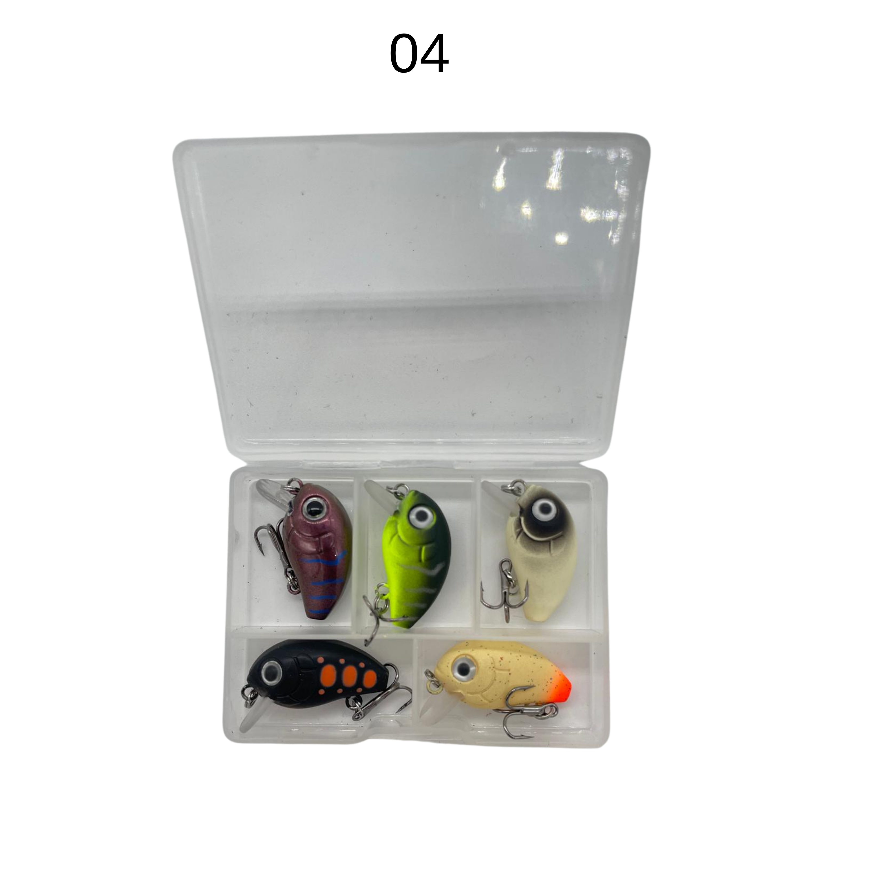 Hitpro 5'li Mini Crankbait Balık Yemi Seti  Hitpro 5'li Mini Crankbait Balık Yemi Seti – Renkli ve Gerçekçi Tasarımlar Hitpro 5'li Mini Crankbait Balık Yemi Seti – Renkli ve Gerçekçi Tasarımlar
Maket Olta Yemi