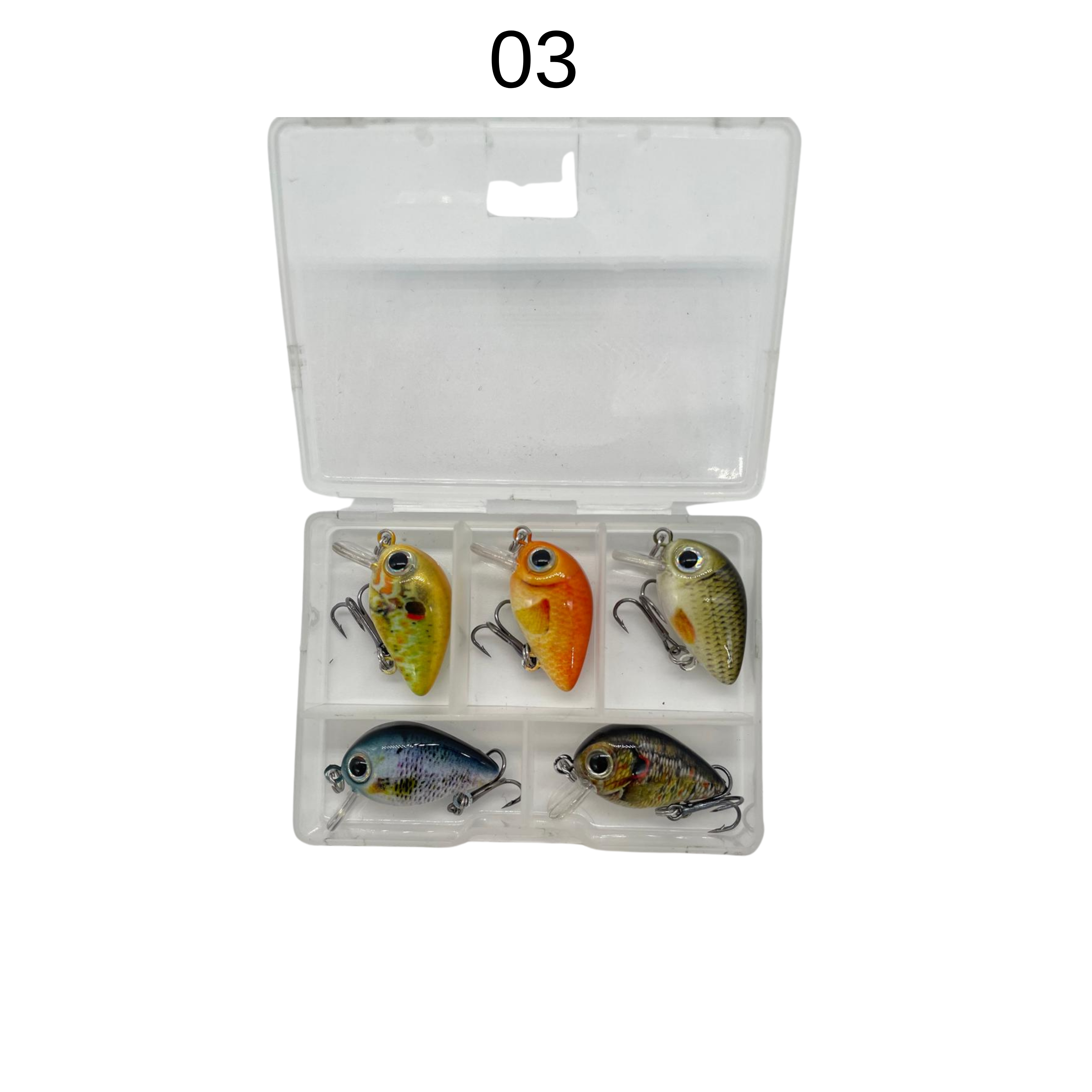 Hitpro 5'li Mini Crankbait Balık Yemi Seti  Hitpro 5'li Mini Crankbait Balık Yemi Seti – Renkli ve Gerçekçi Tasarımlar Hitpro 5'li Mini Crankbait Balık Yemi Seti – Renkli ve Gerçekçi Tasarımlar
Maket Olta Yemi