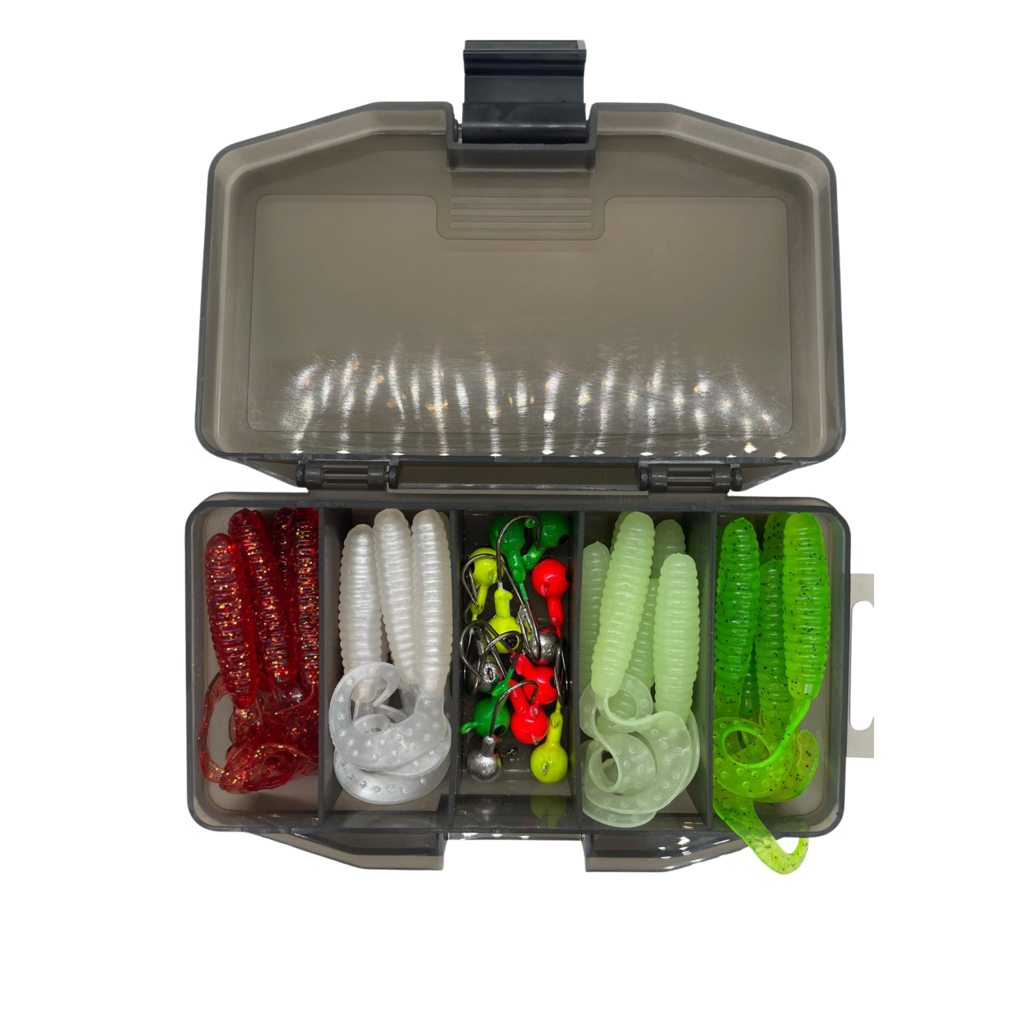 Ay Kuyruklu Silikon Yem & Jıg Head Seti  Hitpro Silikon Yem ve Jig Head Seti – Düzenli Kutusunda Komple Paket  Hitpro Silikon Yem ve Jig Head Seti – Düzenli Kutusunda Komple Paket 
Silikon Olta Yemi