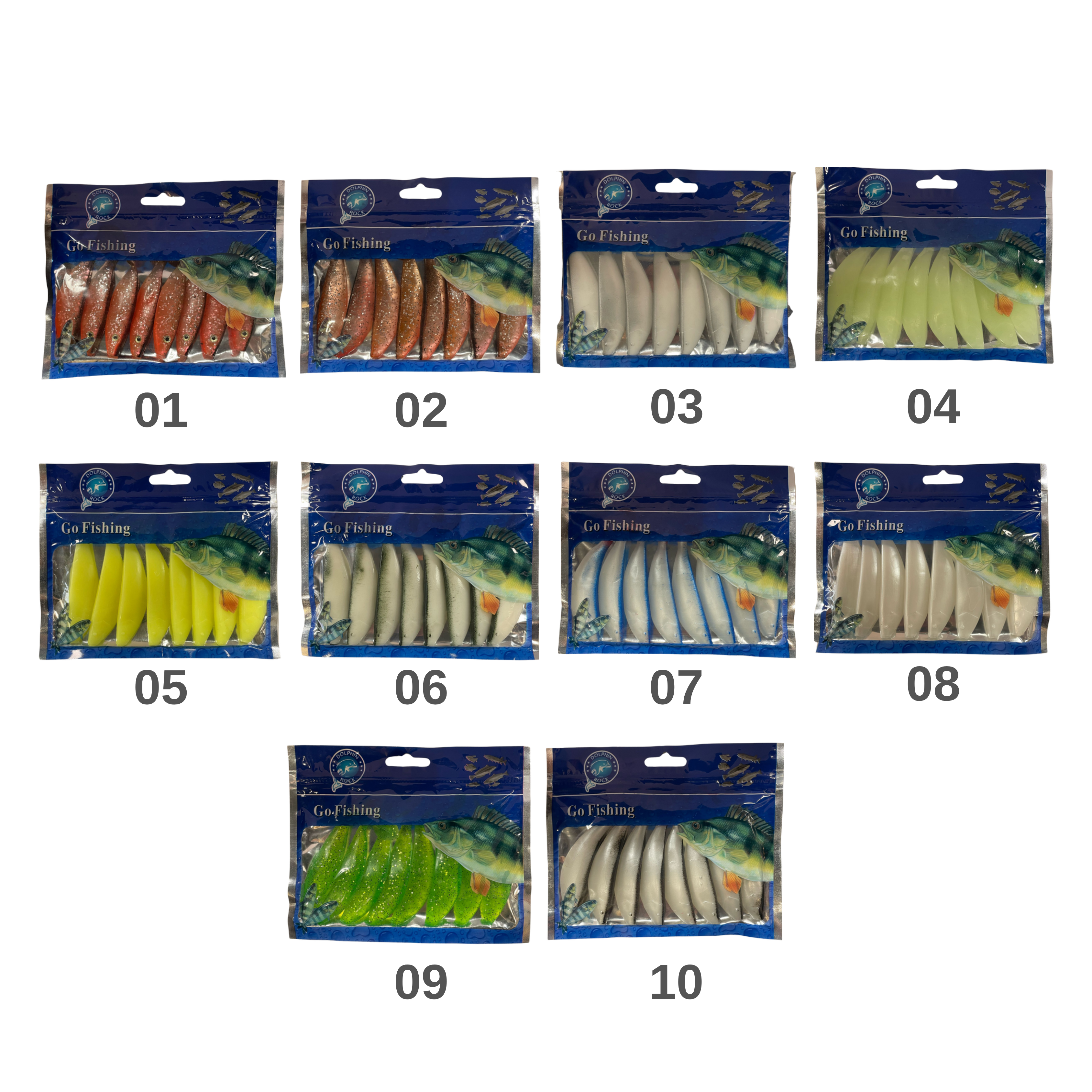 Dolphın Rock 10 cm Silikon Yem ( 10 Adet ) Dolphın Rock 10 cm Silikon Yem ( 10 Adet ) Dolphın Rock 10 cm Silikon Yem ( 10 Adet )
Silikon Olta Yemi