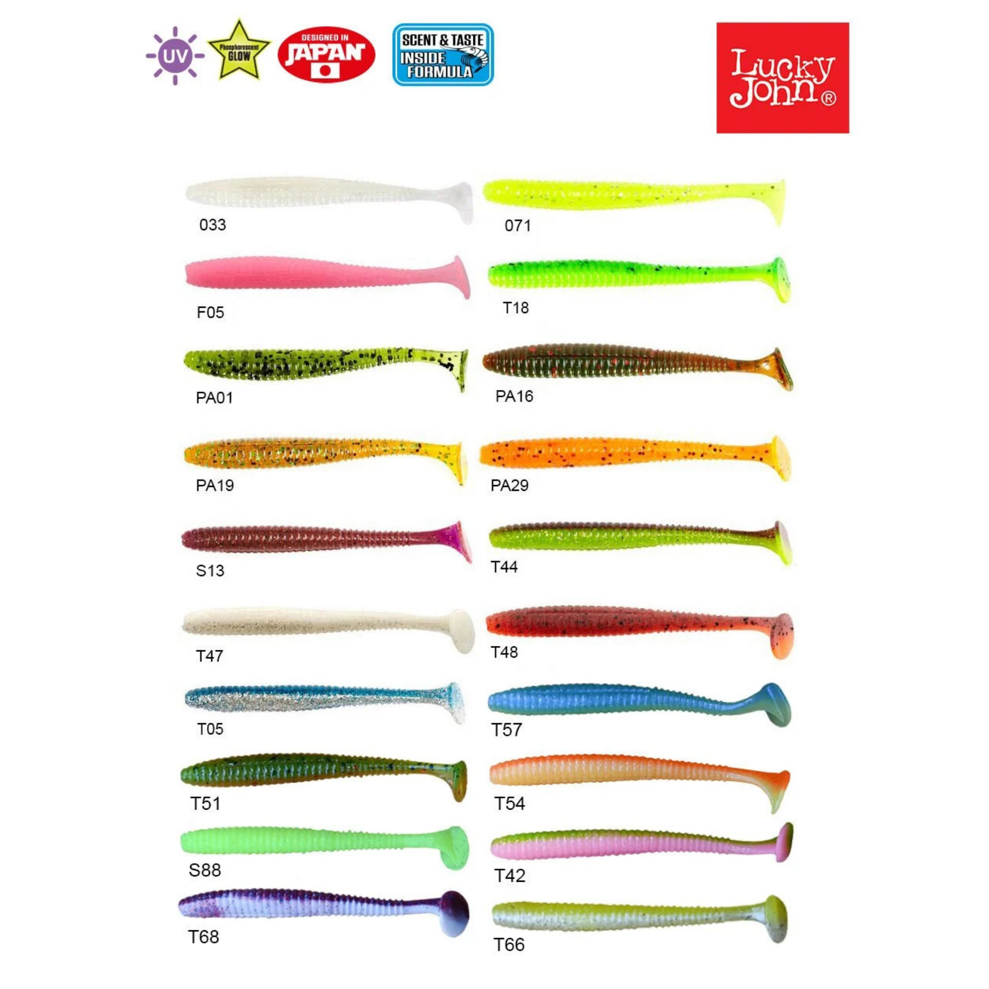 Lucky John S-Shad 3.8'' (9.65 cm) 5P Silikon Yem Lucky John S-Shad 3.8'' (9.65 cm) 5P Silikon Yem Lucky John S-Shad 3.8'' (9.65 cm) 5P Silikon Yem
Silikon Olta Yemi