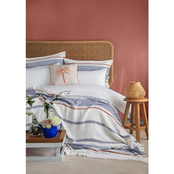 APRICITAS HOME C.K PAMUK YATAK ORTU SET CALI INDIGO