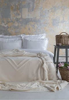 APRICITAS HOME C.K YATAK ORTUSU SET MONEDA EKRU