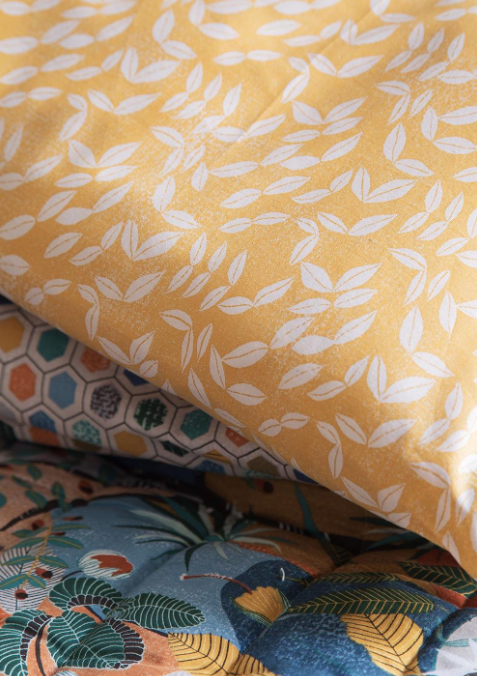 APRICITAS HOME C.K YATAK ORTULU NEVRESIM SET FOREST INDIGO