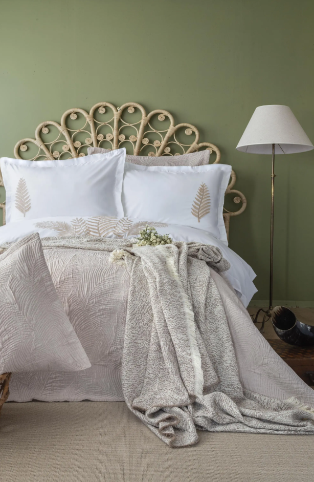 APRICITAS HOME C.K TIMELESS PRIME SET FOGLIA BEIGE
