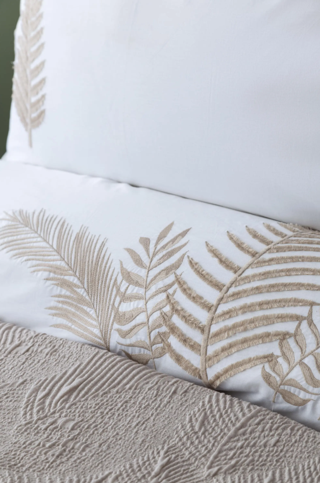 APRICITAS HOME C.K TIMELESS PRIME SET FOGLIA BEIGE