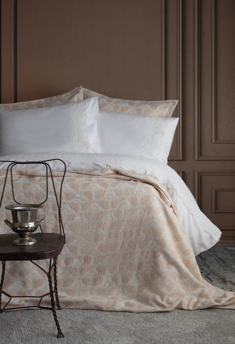 APRICITAS HOME C.K YATAK ORTULU NEVRESIM SET MADRID BEIGE