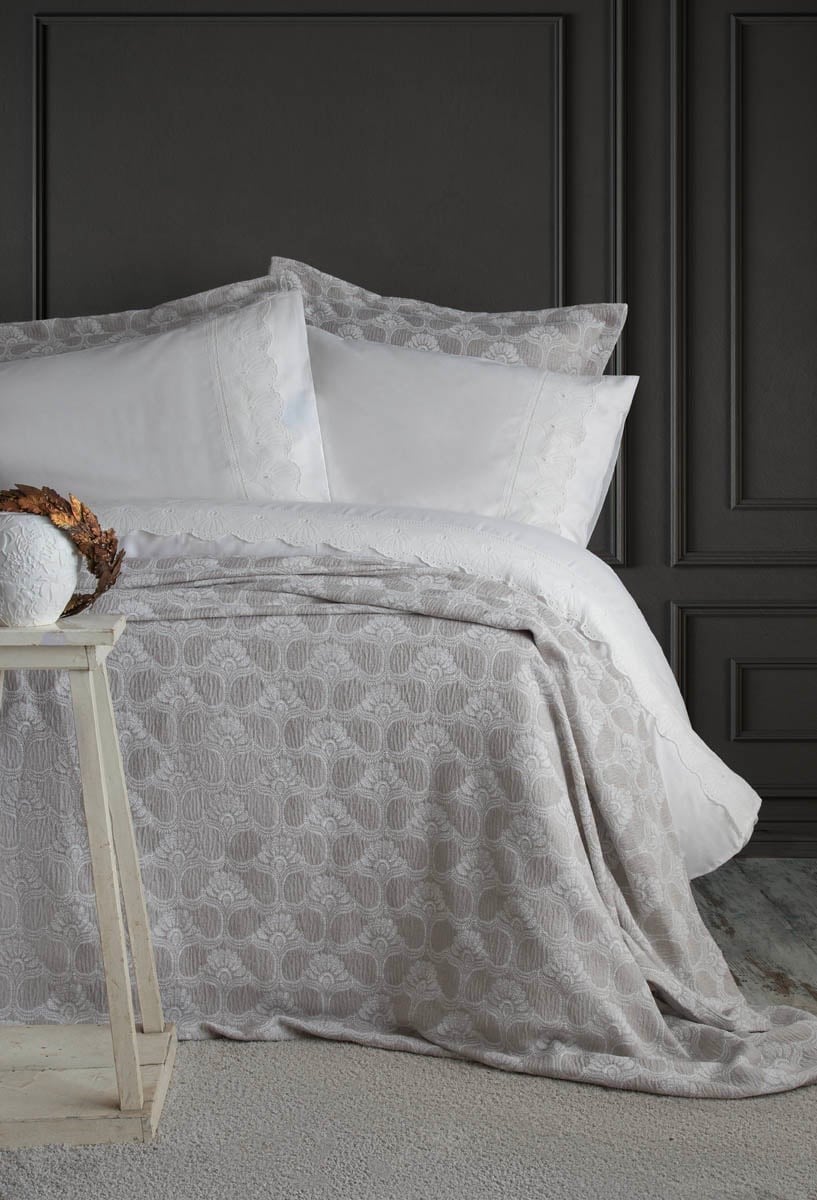 APRICITAS HOME C.K YATAK ORTULU NEVRESIM SET MADRID GRI