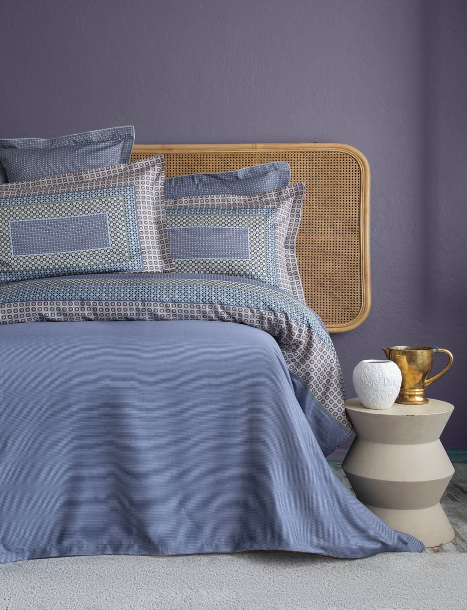 APRICITAS HOME C.K ELEGANCE BAS.SATEN NEVRESIM TK. REGINA INDIGO