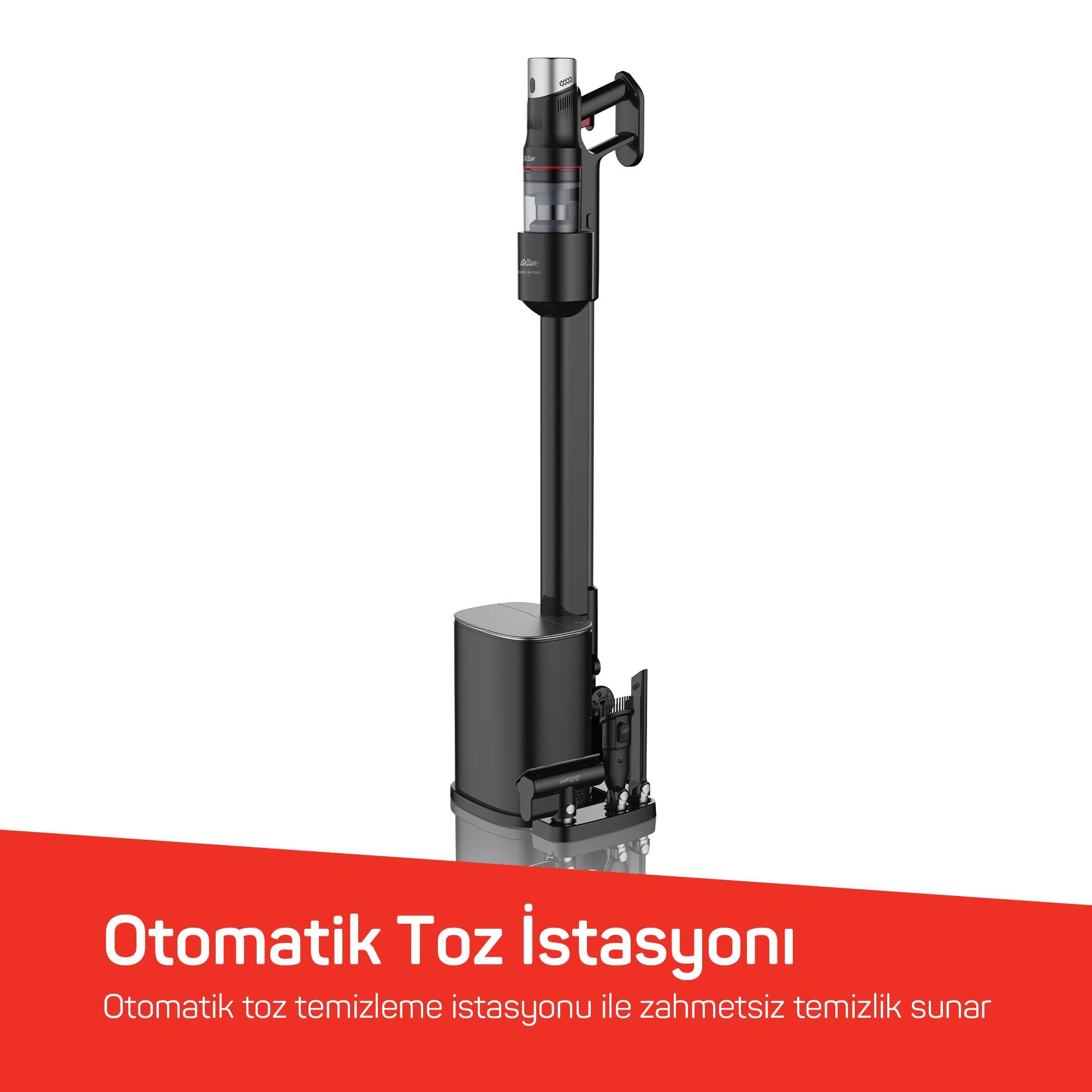 ARZU AR 4211 SIYAH MAGICLEAN FLEXBIN DIKEY SARJLI SUPURGE