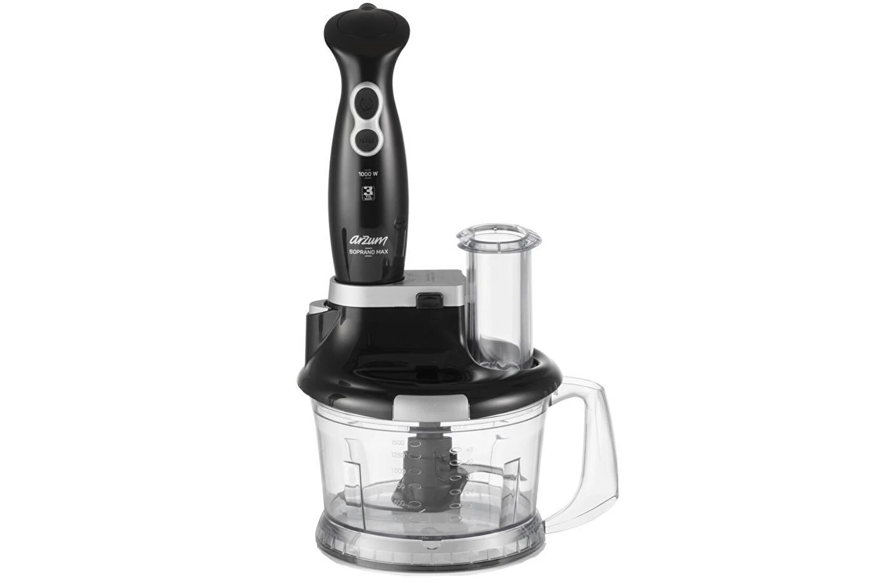 ARZUM AR 1004 SIYAH SOPRANO MAX MULTI BLENDER SETI