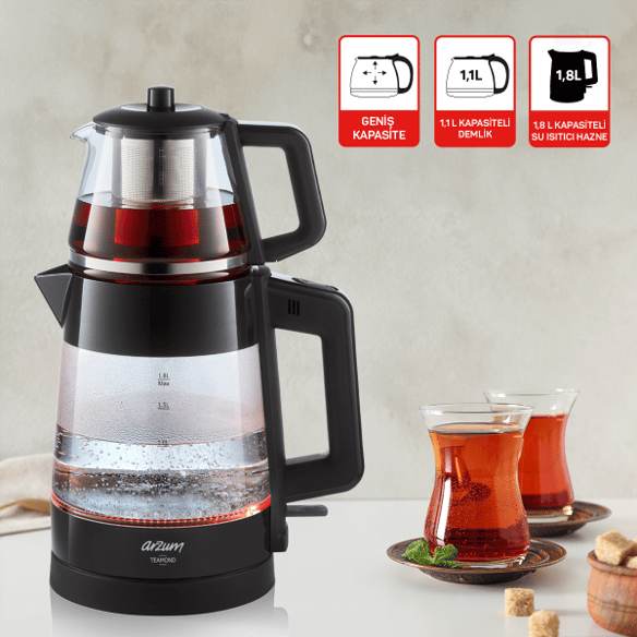 ARZUM AR 3136 SIYAH TEAMOND CAY MAKINASI