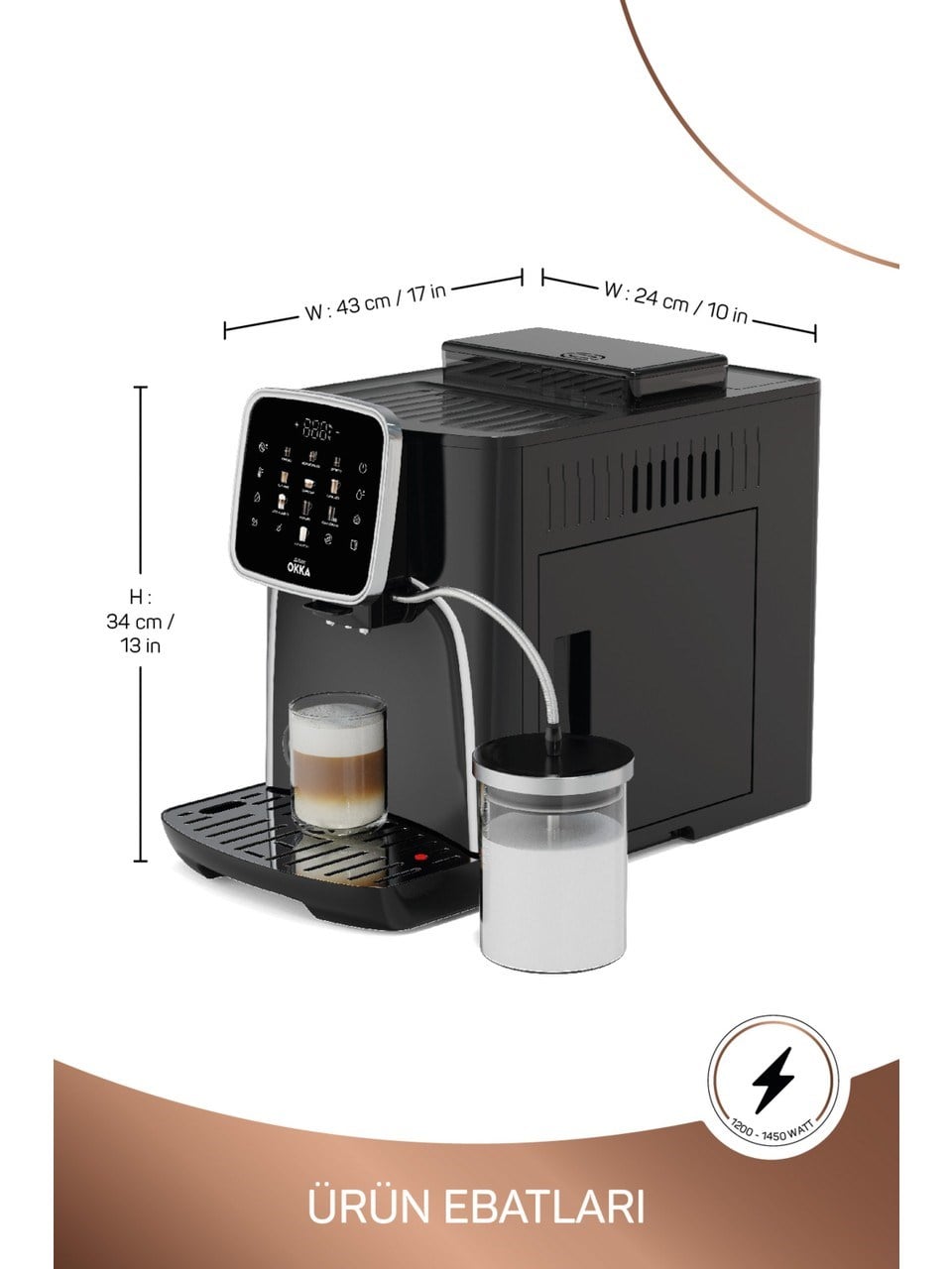 ARZUM OK-0028 KROM ESPRESSO PRO M ESPRESSO MAKINASI