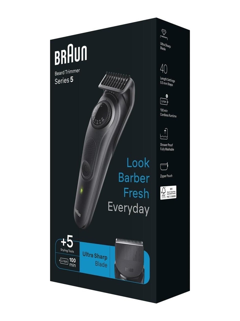 BRAUN BEARD BT5420 BLK/BLK BOX CEEMA SAKAL KESME MAKINASI