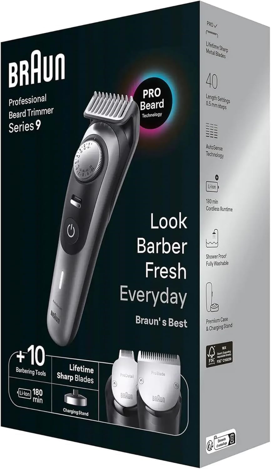 BRAUN BEARD BT9420 BLKSPGR BOX CEEMA SAKAL KESME MAKINASI
