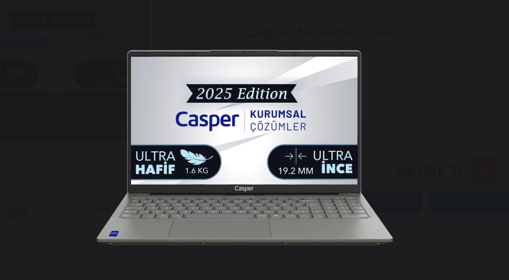 CASPER NIRVANA X700 7430 8E00X LAPTOP