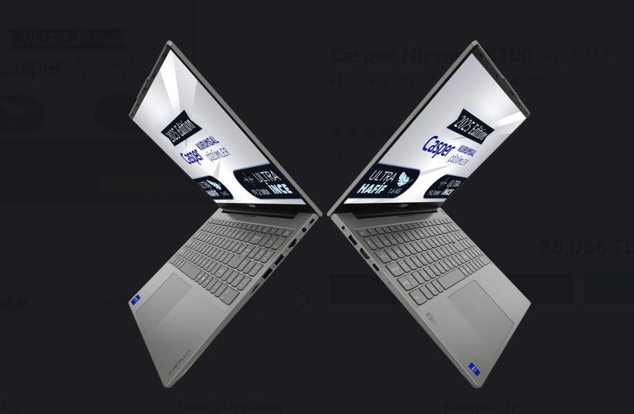 CASPER NIRVANA X700 7430 8E00X LAPTOP