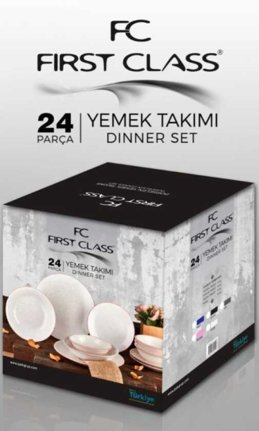 FIRST CLASS 24 PARCA YEMEK TAKIMI DIJITAL ACELYA