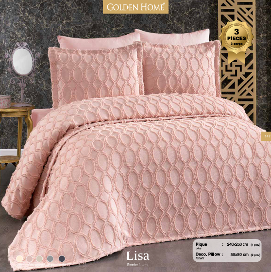 GOLDEN HOME LISA CIFT KISILIK PIKE TAKIMI PUDRA