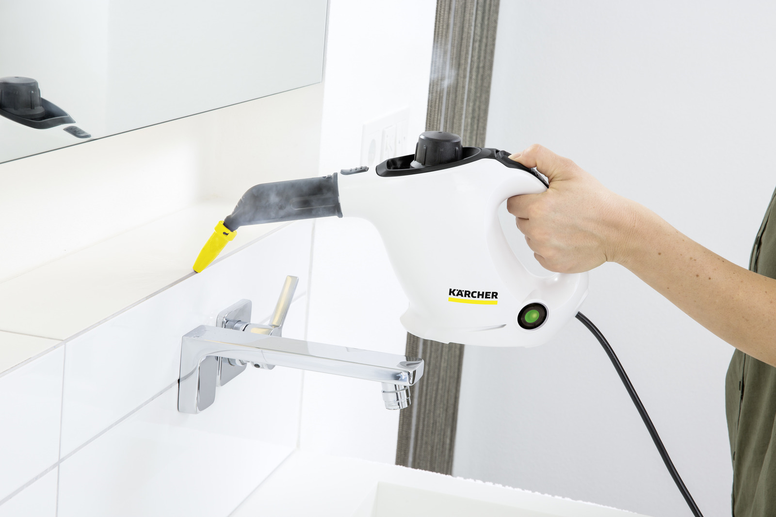KARCHER SC 1 EASYFIX EU BEYAZ (BUHARLI TEMIZLIK MAKINESI )