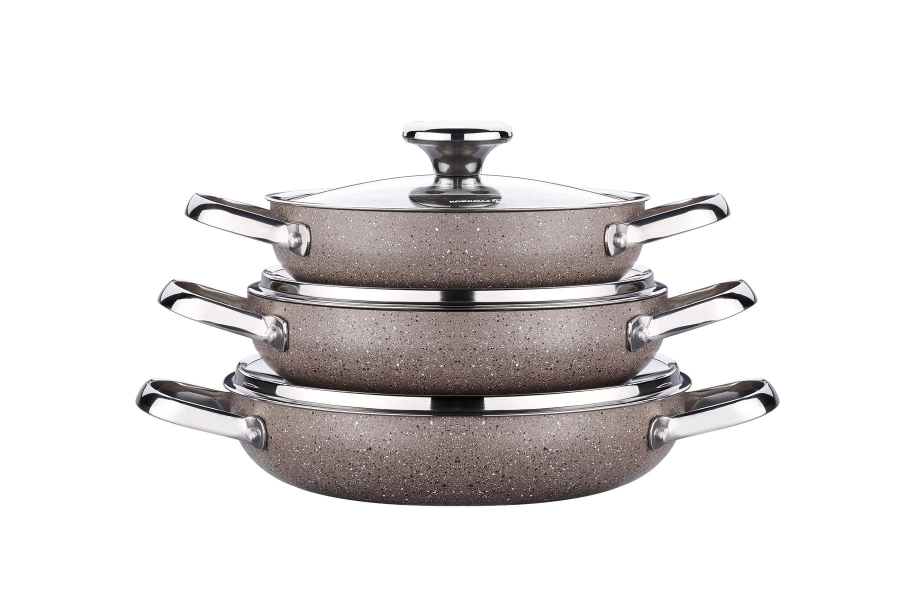 KORKMAZ A2920 BROWNI 6 PARCA OMLET SET