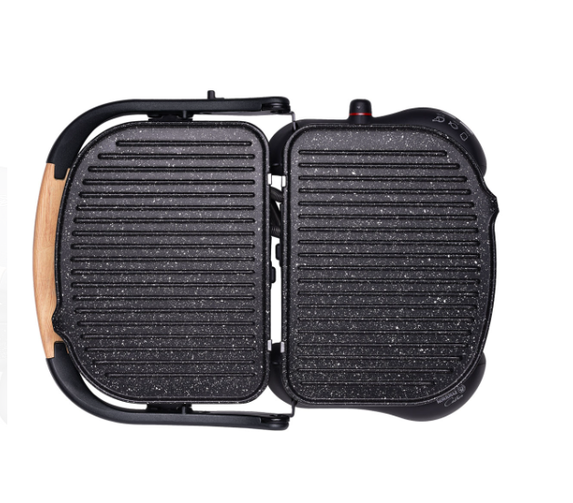 KORKMAZ A324-14 CASTRON TOST MAKINESI  SIYAH/AHSAP