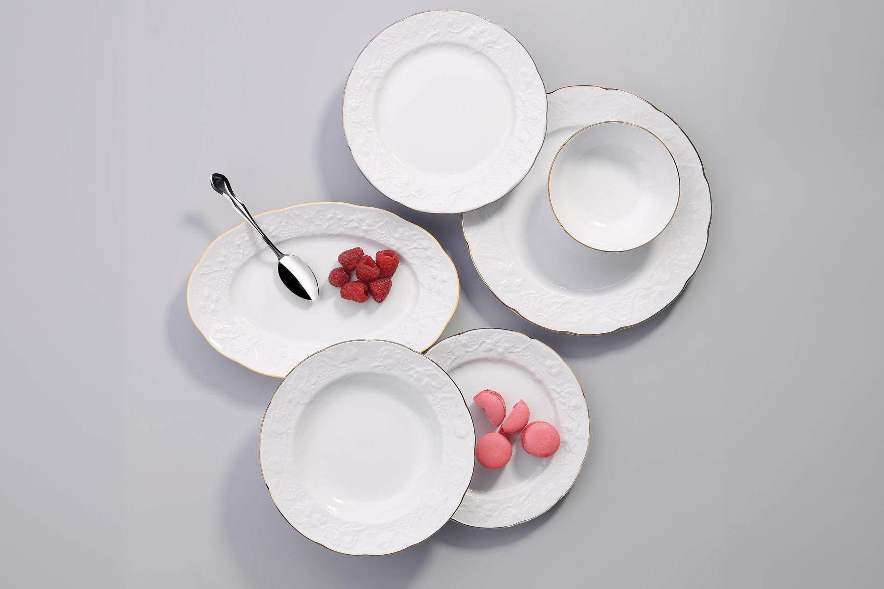 KORKMAZ A8289 COUNTRY COLL 60 PARCA YEMEK TAKIMI