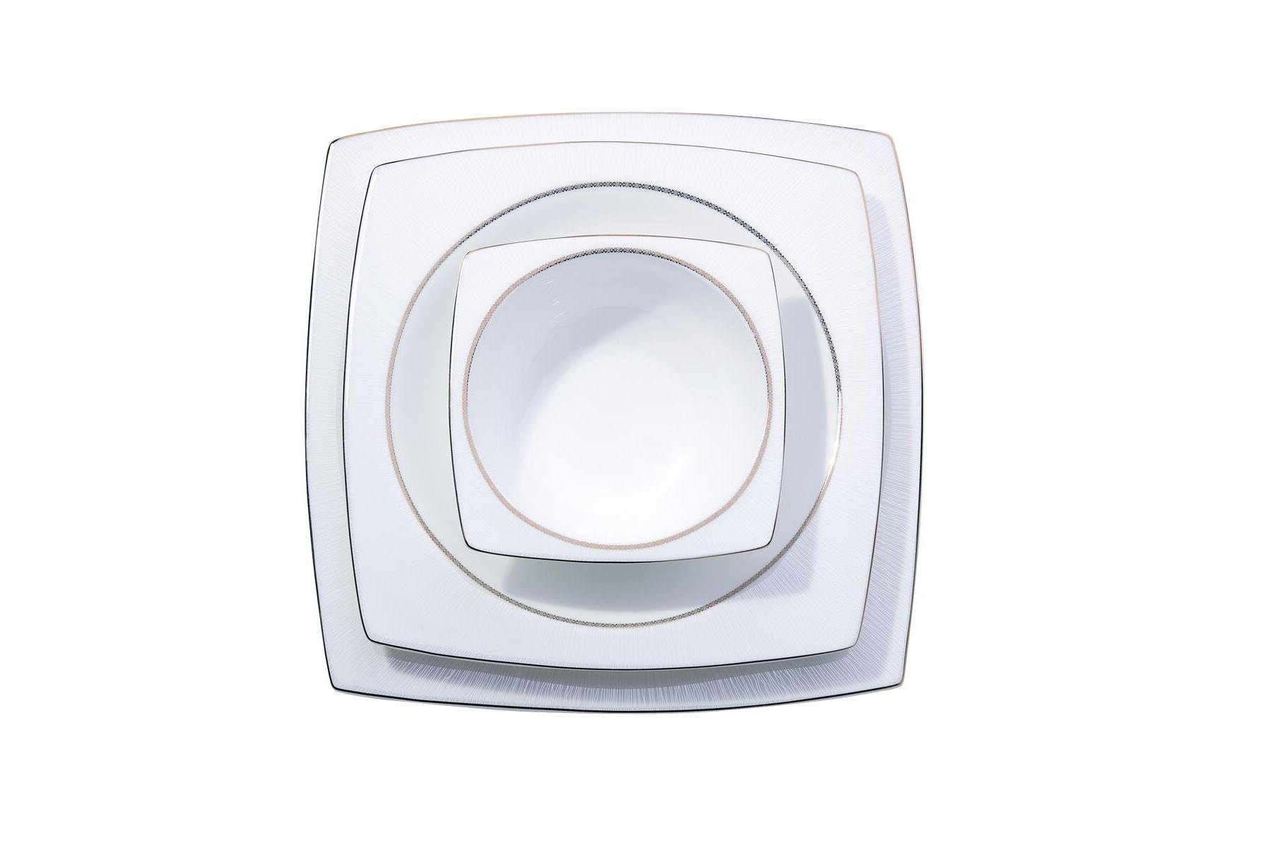 KORKMAZ A8460 BONE SEL 60 PARCA YEMEK TAKIMI ( KARE )