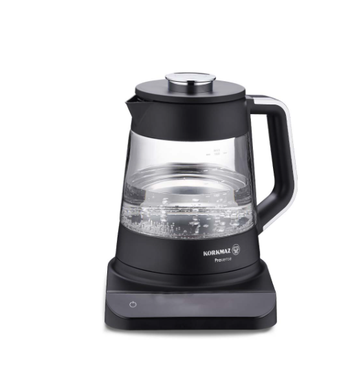 KORKMAZ A852-01 PROSENSE ELEKTRIKLI CAYDANLIK INOX/CAM DEMLIK