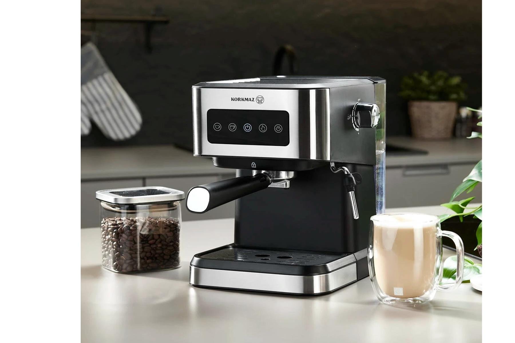 KORKMAZ A981 JAVA SUT KOPURTUCULU ESPRESSO KAHVE MAKINASI