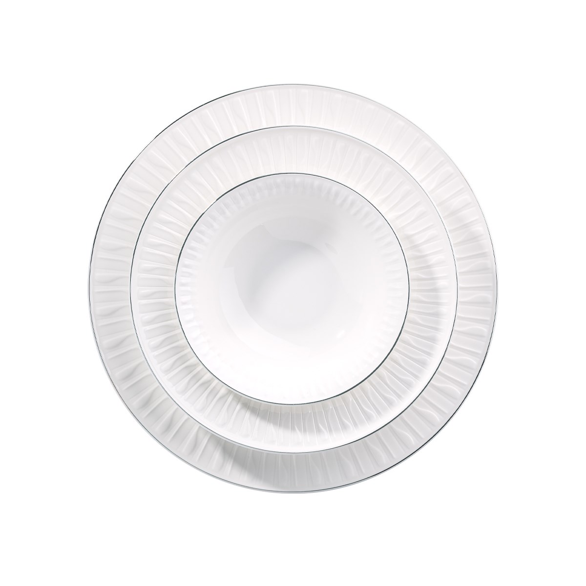 KORKMAZ A9872 VIYANA COLL 53 PRC YEMEK TAKIMI PLATIN