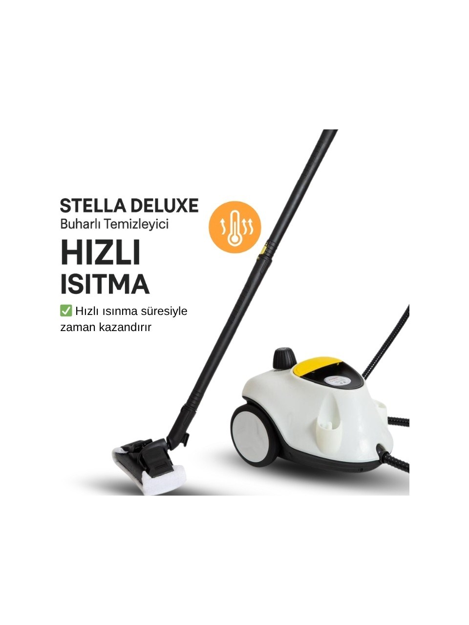 MIECO STELLA DELUXE BUHARLI TEMIZLEME MAKINESI
