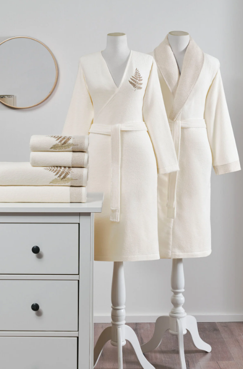 OZDILEK 634628 COTTON BLISS KREM-BEJ AILE SETI