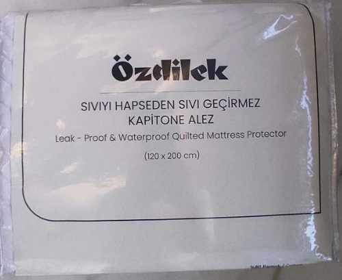 OZDILEK 675430 KAPITONE SIVI GECIRMEZ FITTED ALEZ 120X200