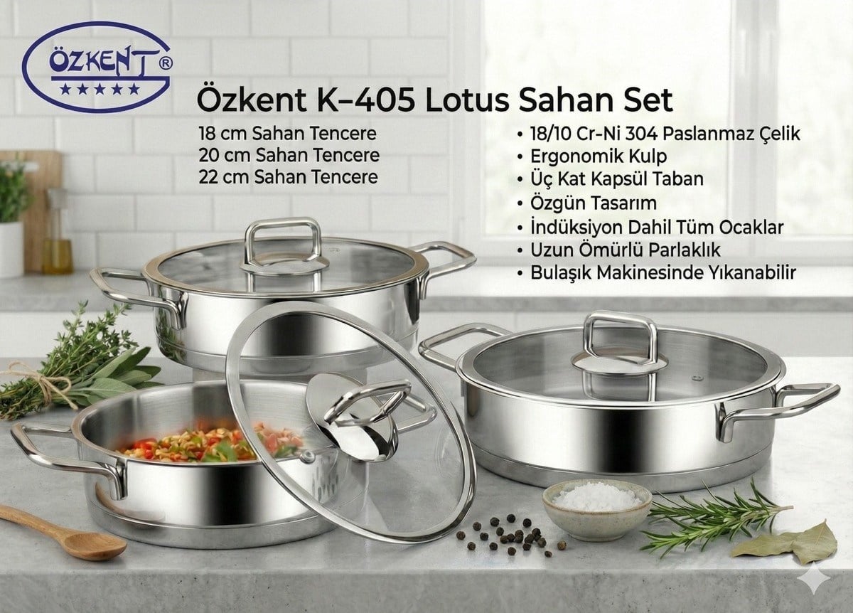 OZKENT 405 LOTUS SAHAN SET