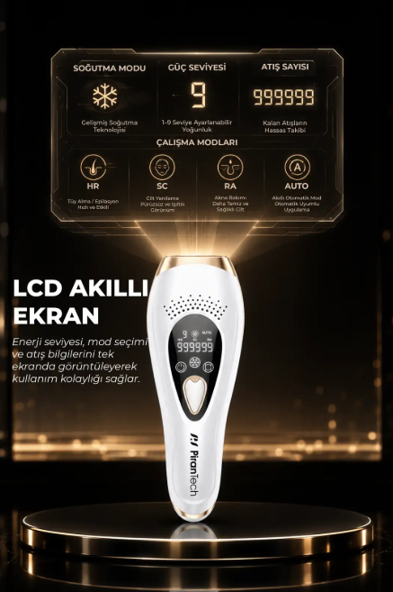 PIRANTECH BHRL-10 BEYAZ (I.M) BUZ IPL LAZER EPILASYON ALETI