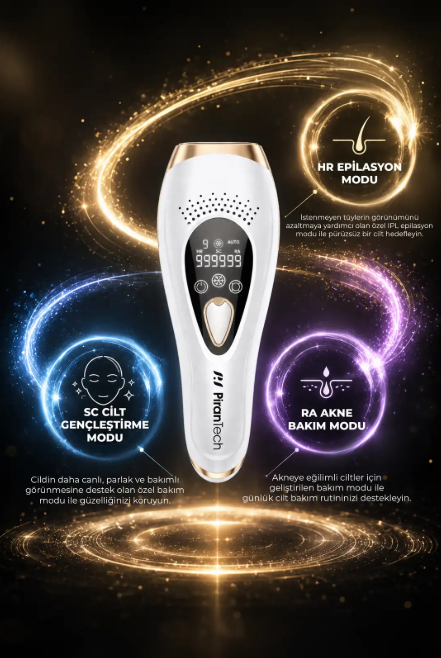 PIRANTECH BHRL-10 BEYAZ (I.M) BUZ IPL LAZER EPILASYON ALETI