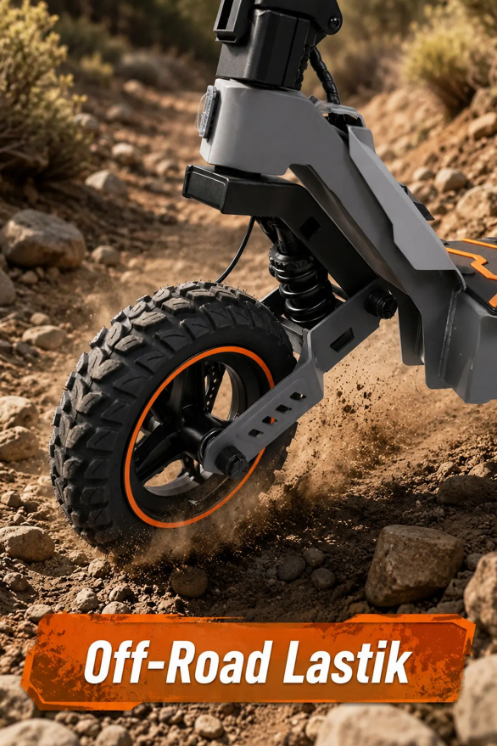 PIRANTECH F1 (İ.M.)TURUNCU ELEKKTRIKLI SCOOTER 1000W