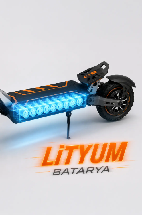 PIRANTECH F1 (İ.M.)TURUNCU ELEKKTRIKLI SCOOTER 1000W
