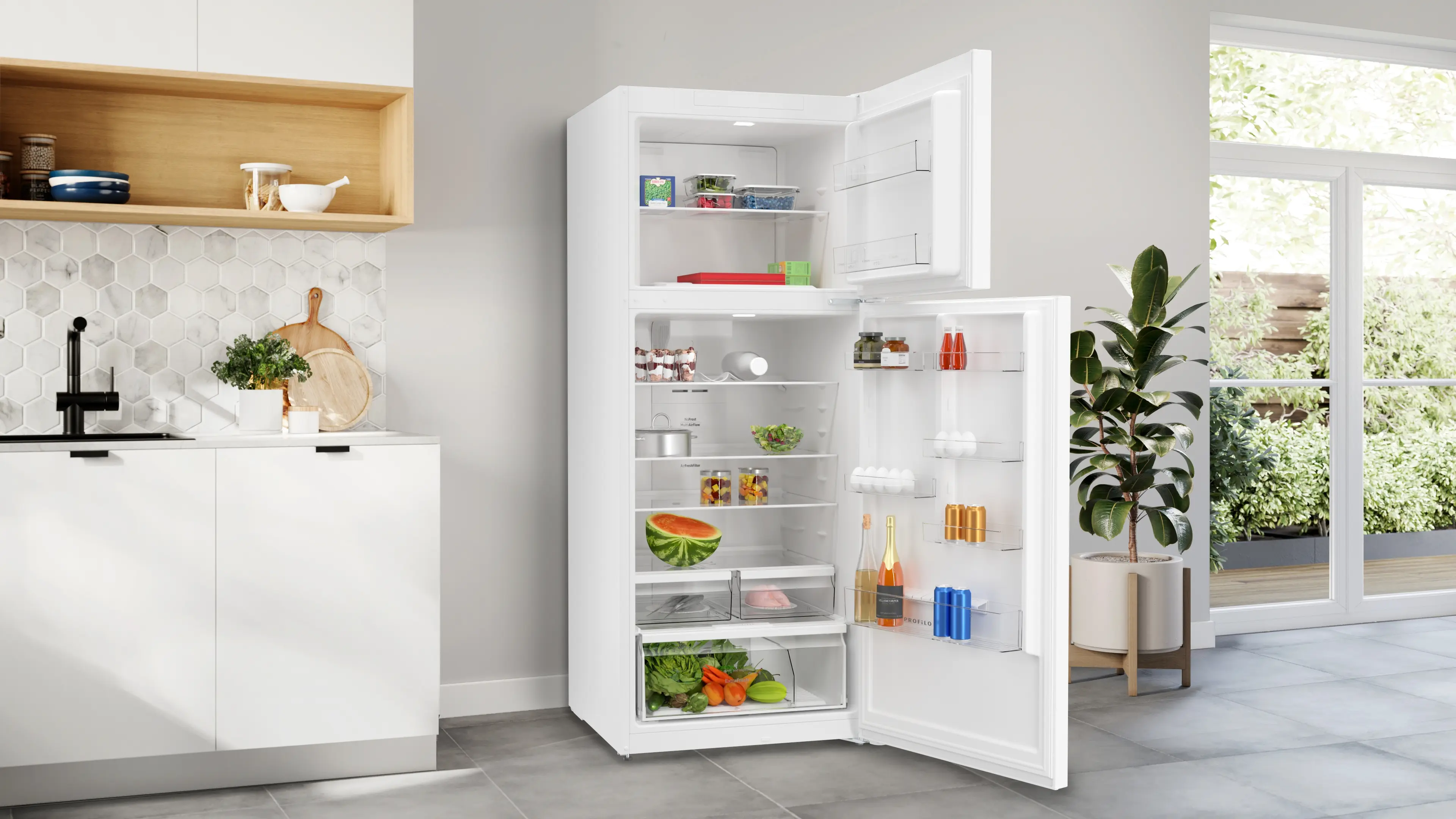 PROFILO BD 2176 IEXN E ENERJI SINIFI 542 LT CIFT KAPILI NO-FROST BUZDOLABI