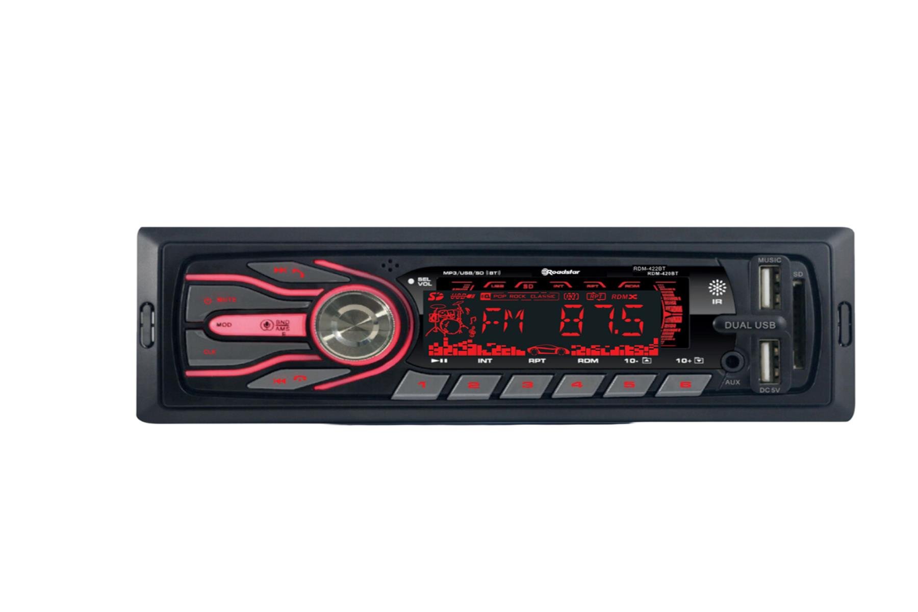 ROADSTAR RDM-422BT BLUETOOTH 2XUSBLI OTO TEYP