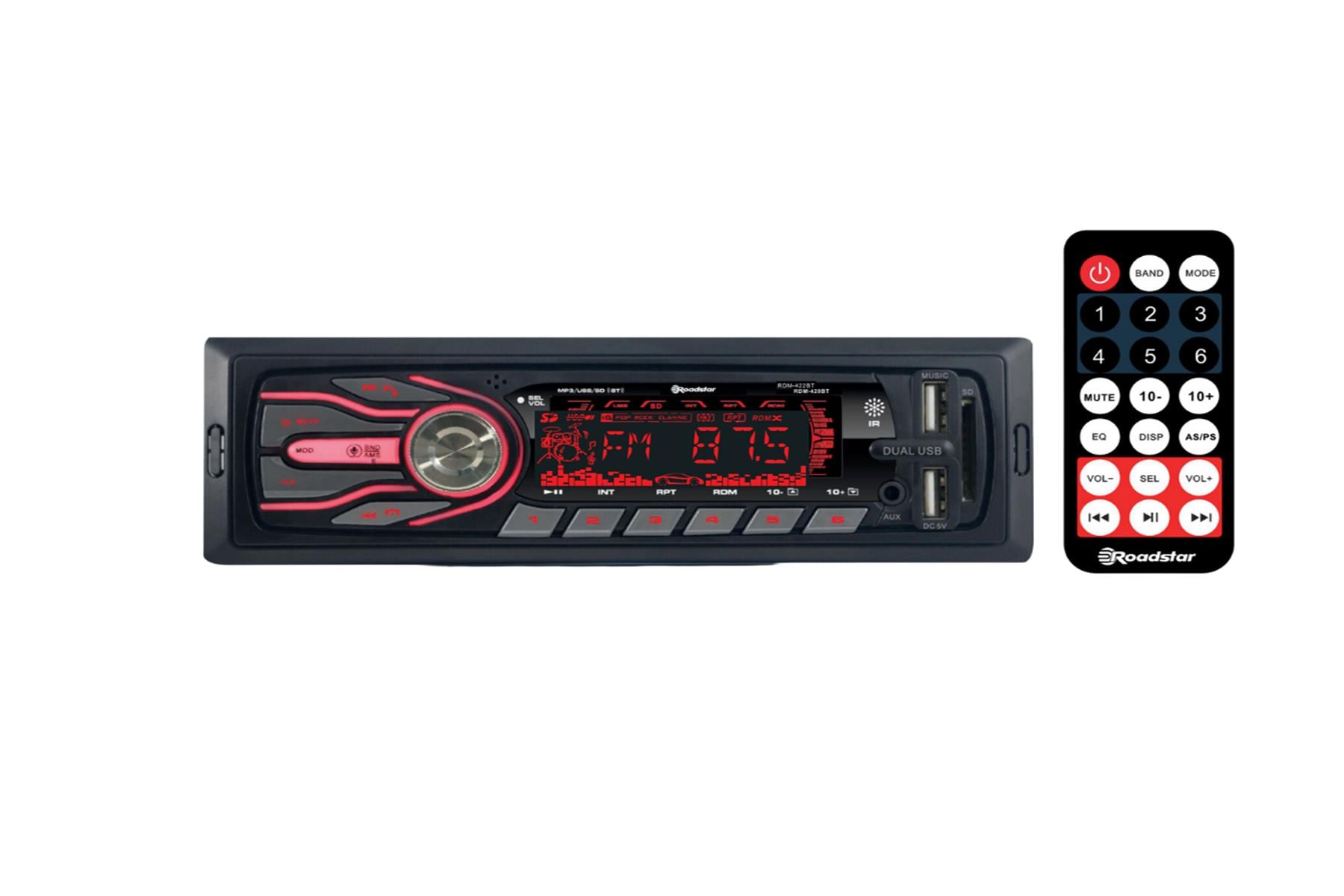 ROADSTAR RDM-422BT BLUETOOTH 2XUSBLI OTO TEYP
