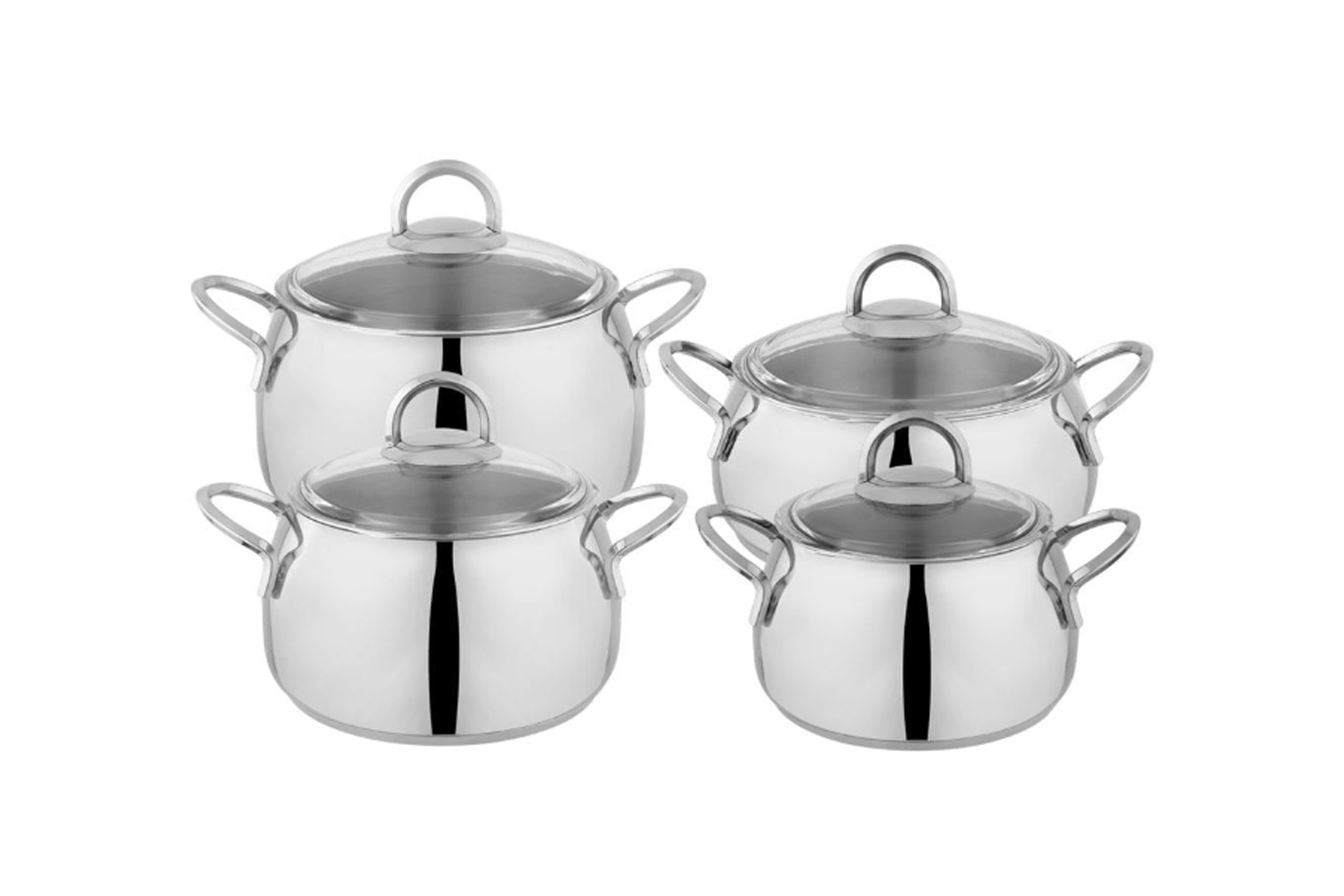 SCHAFER INX01 644 TRENDY 8 PARCA CELIK TENCERE SETI