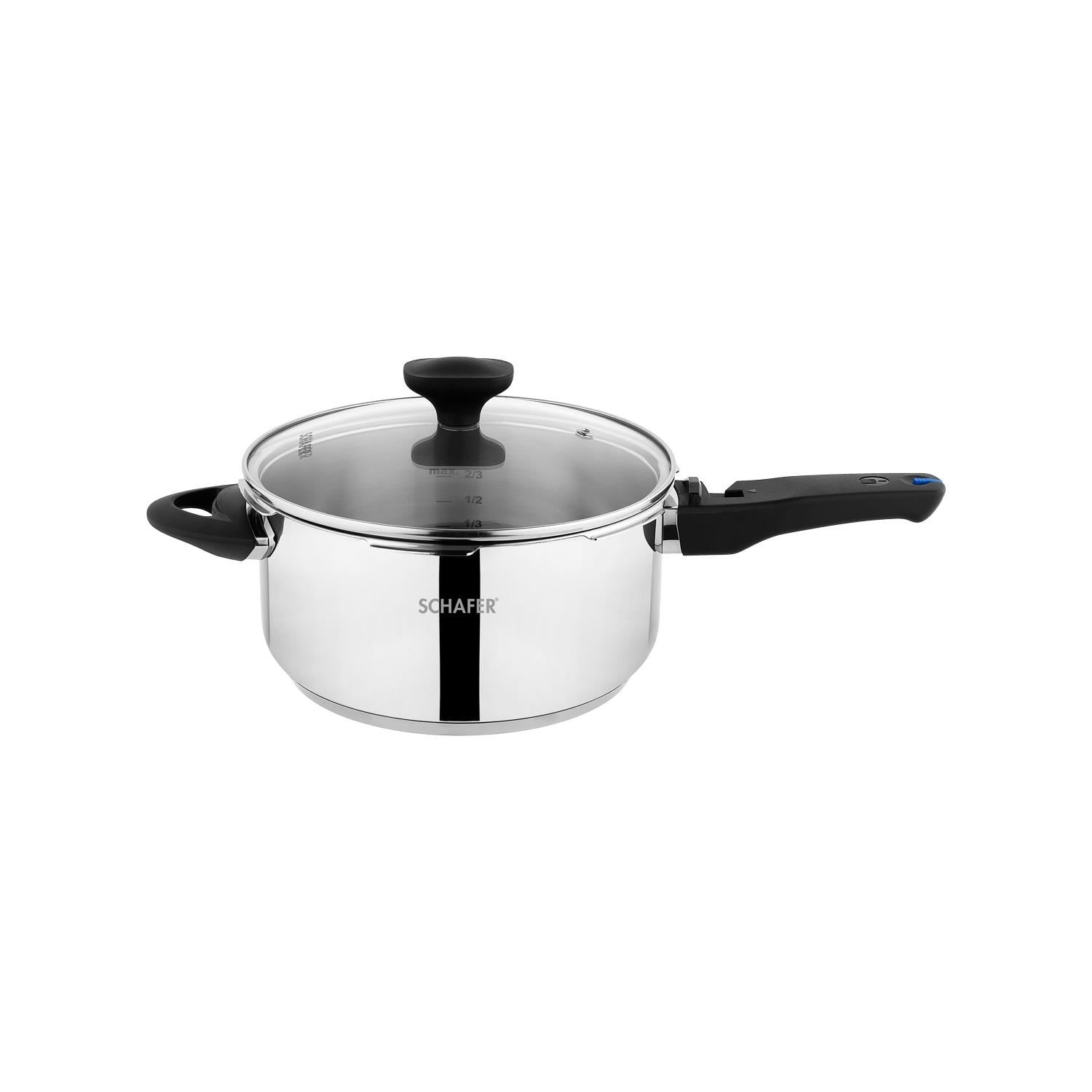 SCHAFER INX01 966 GUSTO CHEF 2 LI DUDUKLU TENCERE SETI 4+7 LT 4 PARCA